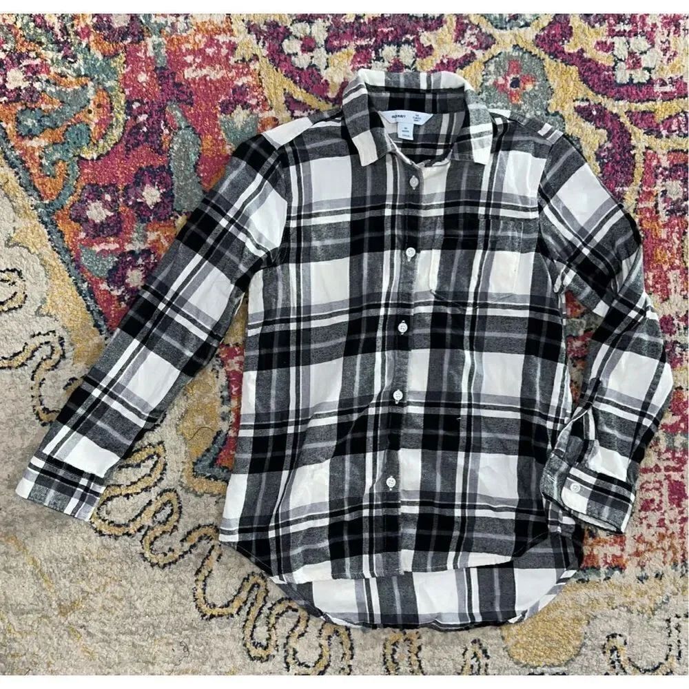 Old Navy Women's Plaid Button Up (XS)
